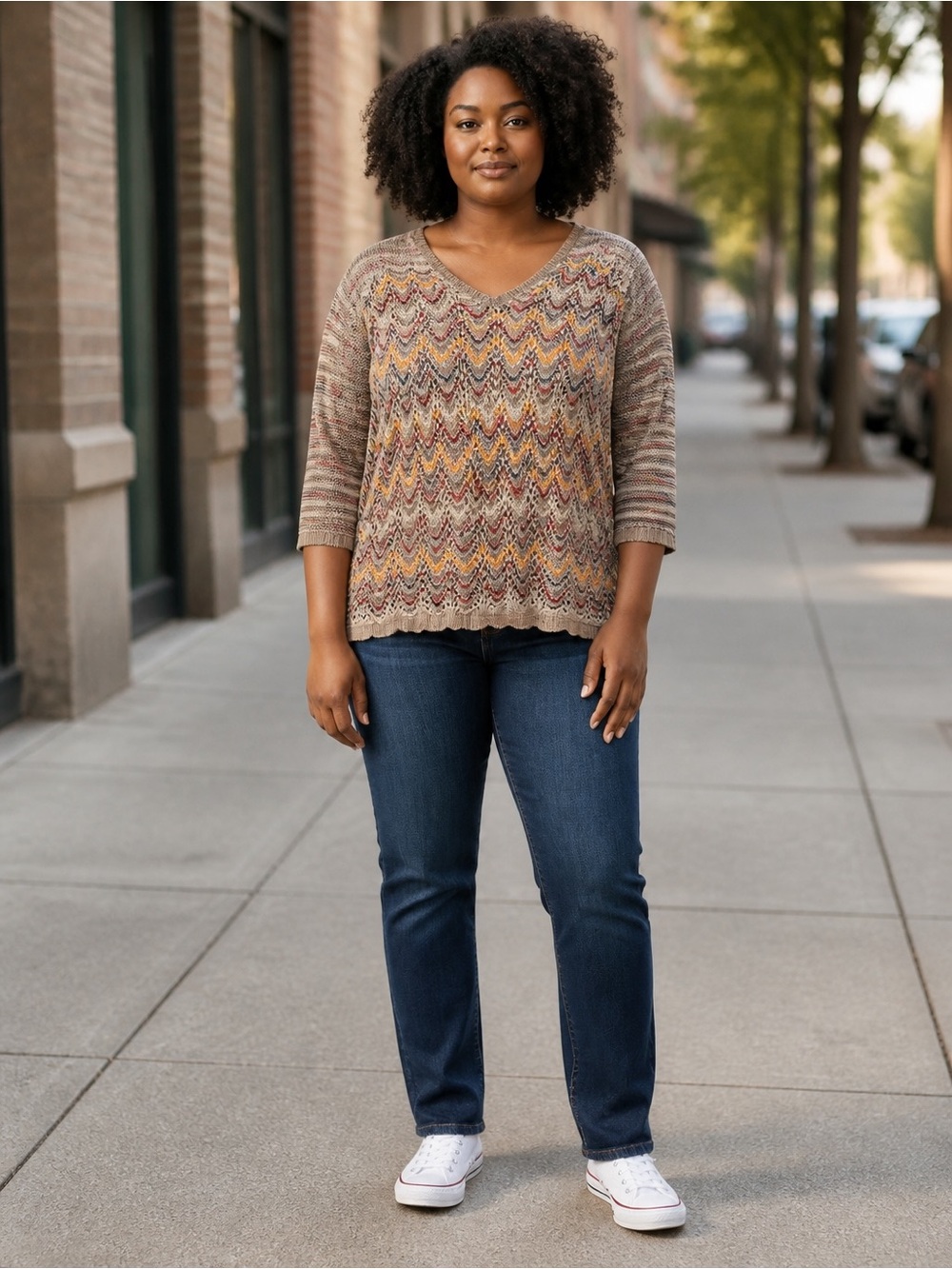 American-rag-cie Women's multi Jumper